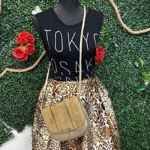 Excel Handbag snake print look